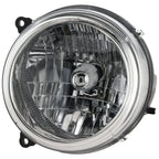 Driver and Passenger Side Headlights For Jeep Liberty 2002-2004 Halogen w/ Bulbs