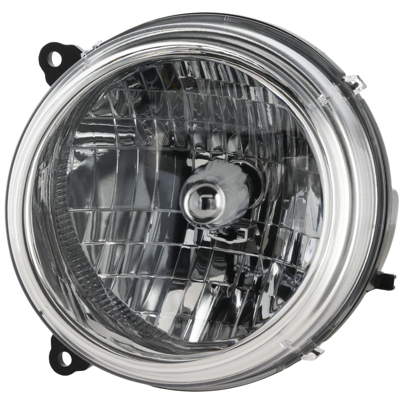 Driver and Passenger Side Headlights For Jeep Liberty 2002-2004 Halogen w/ Bulbs