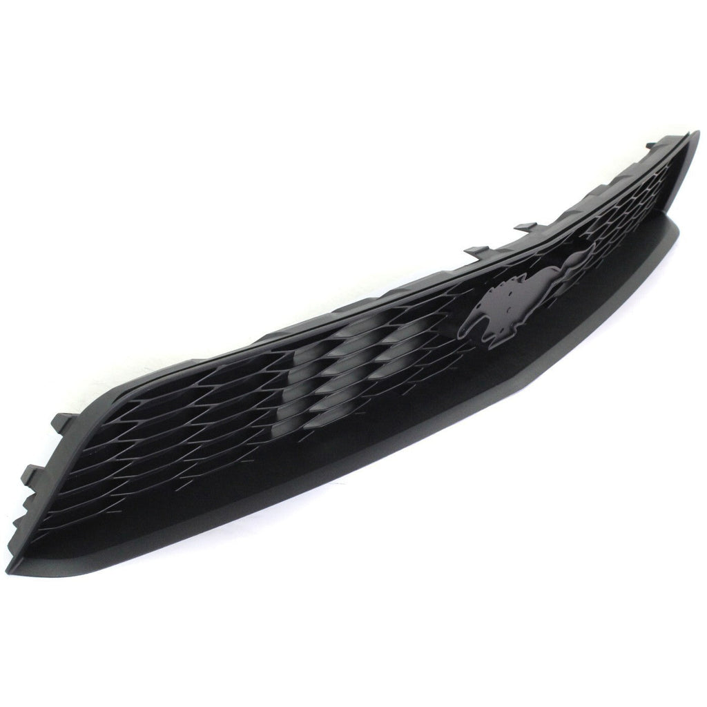 Grille For 2010-2012 Ford Mustang Black Plastic