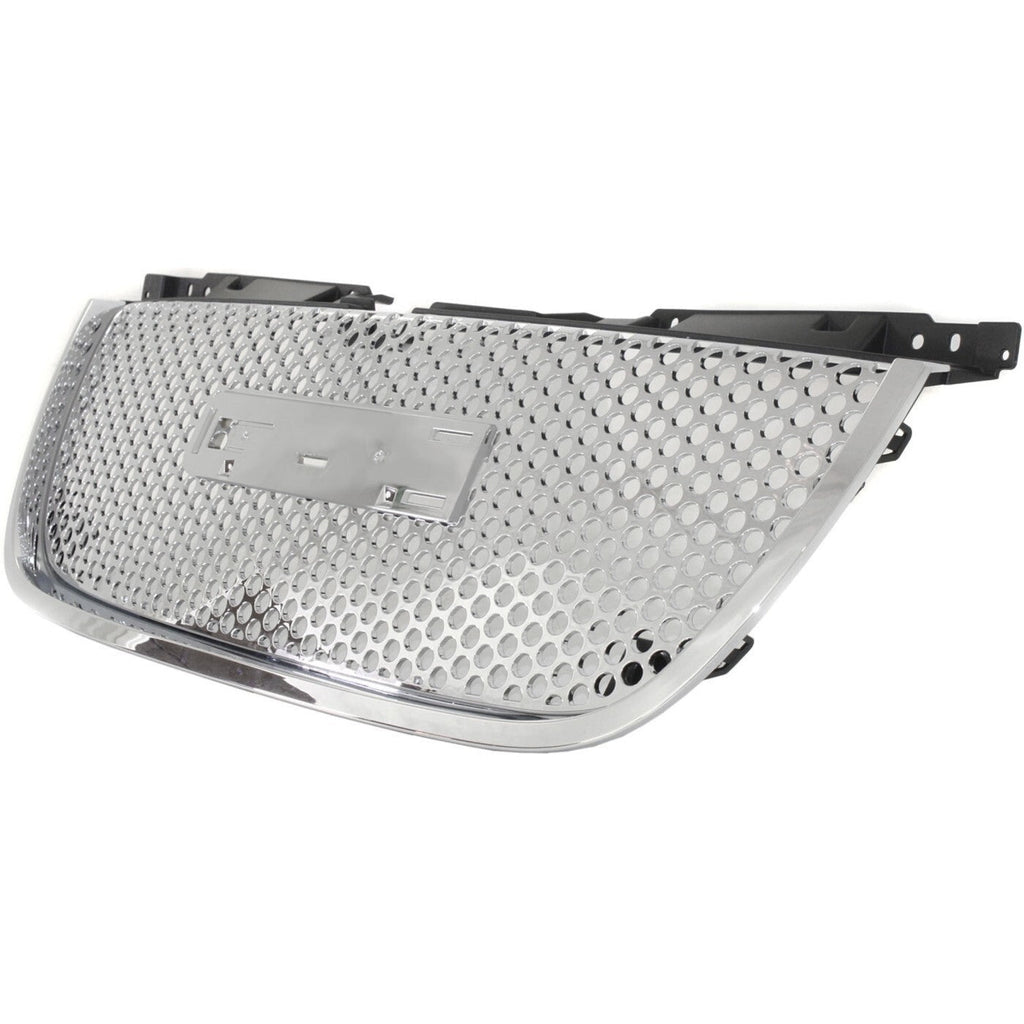 Grille Assembly For 2007-2014 GMC Yukon Yukon XL 1500 2500 Chrome Plastic