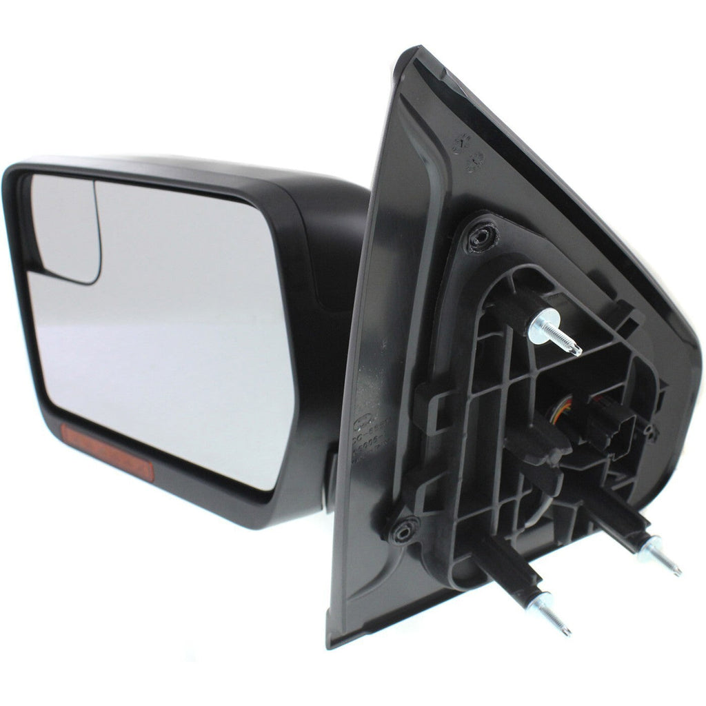 Mirror For 2011-14 Ford F-150 Power Folding With Puddle Light Paintable Left