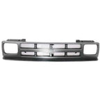 Grille For 1991-93 Chevrolet S10 1991-94 S10 Blazer Textured Black Shell Insert