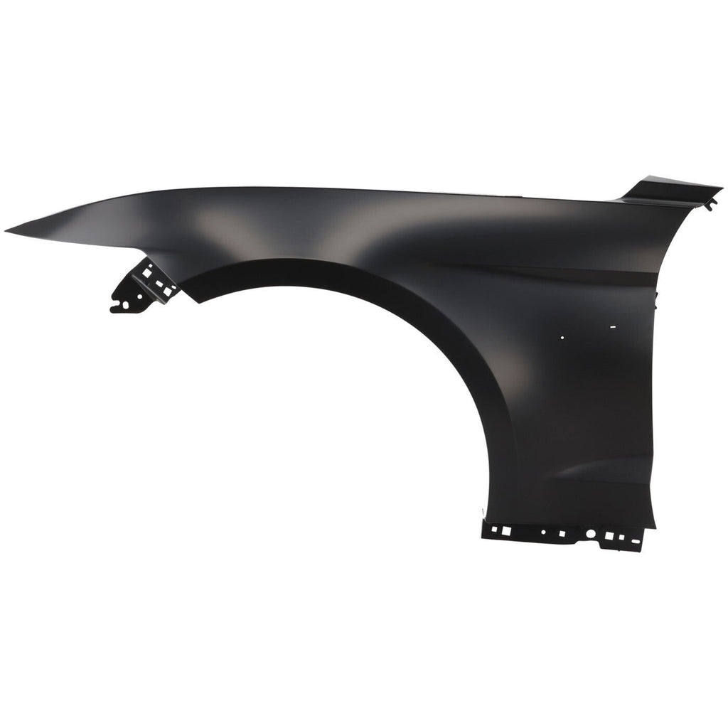 Fender For 2015-2017 Ford Mustang Front Driver Primed Steel w/ Molding Holes