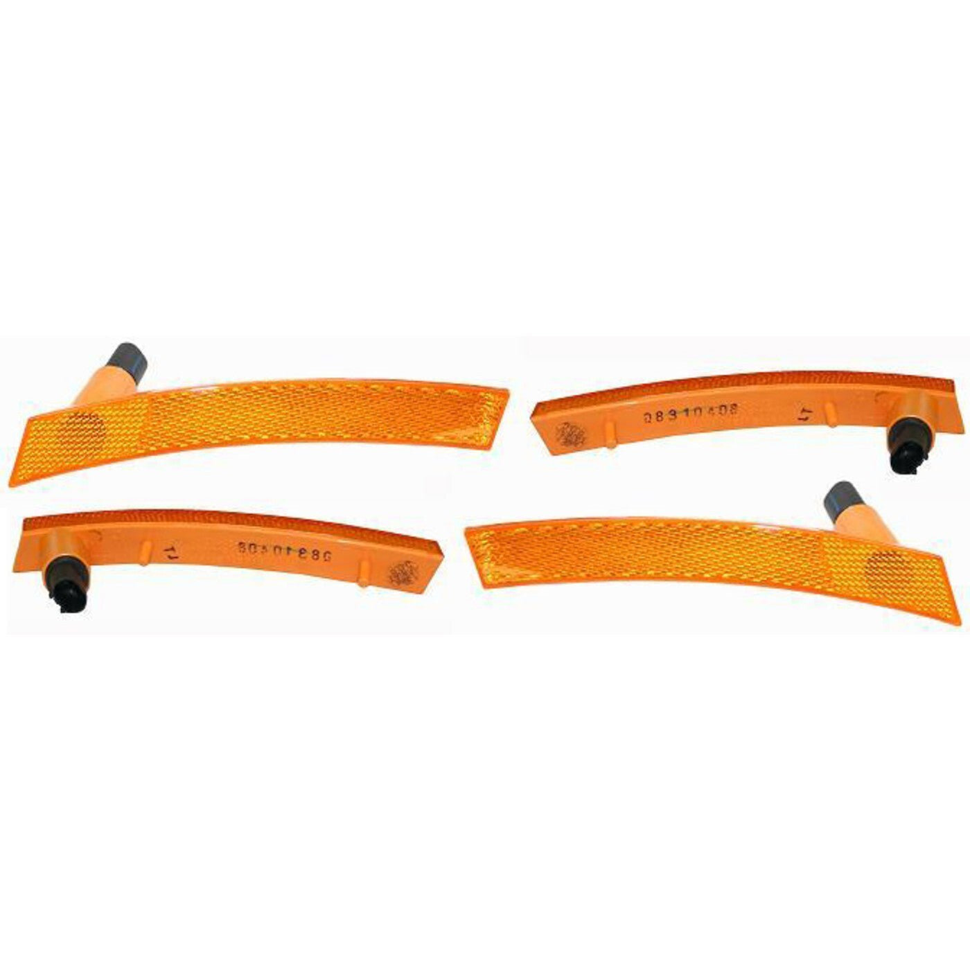 Side Marker Set For 2002-2008 Mini Cooper Mounts on Fender Flare Front LH and RH