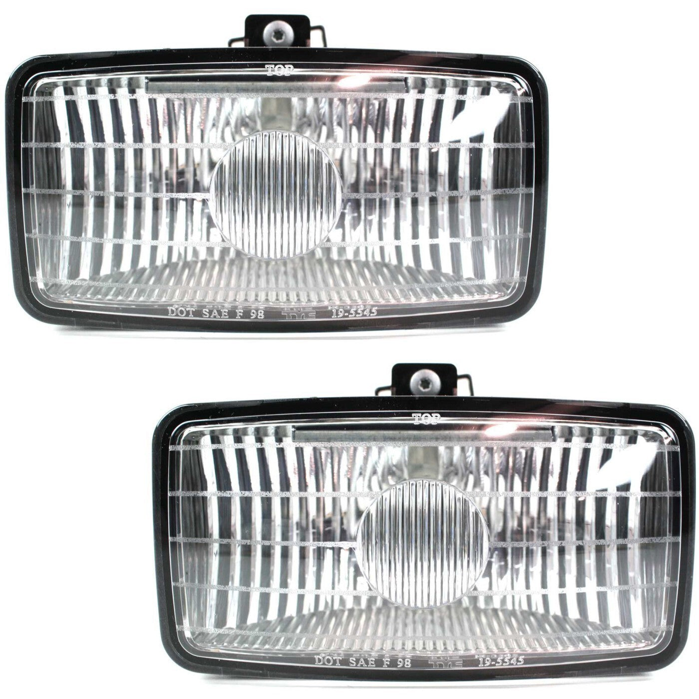 Clear Lens Fog Light Set For 2000-2003 Chevy S10 LH and RH Xtreme with Bulbs