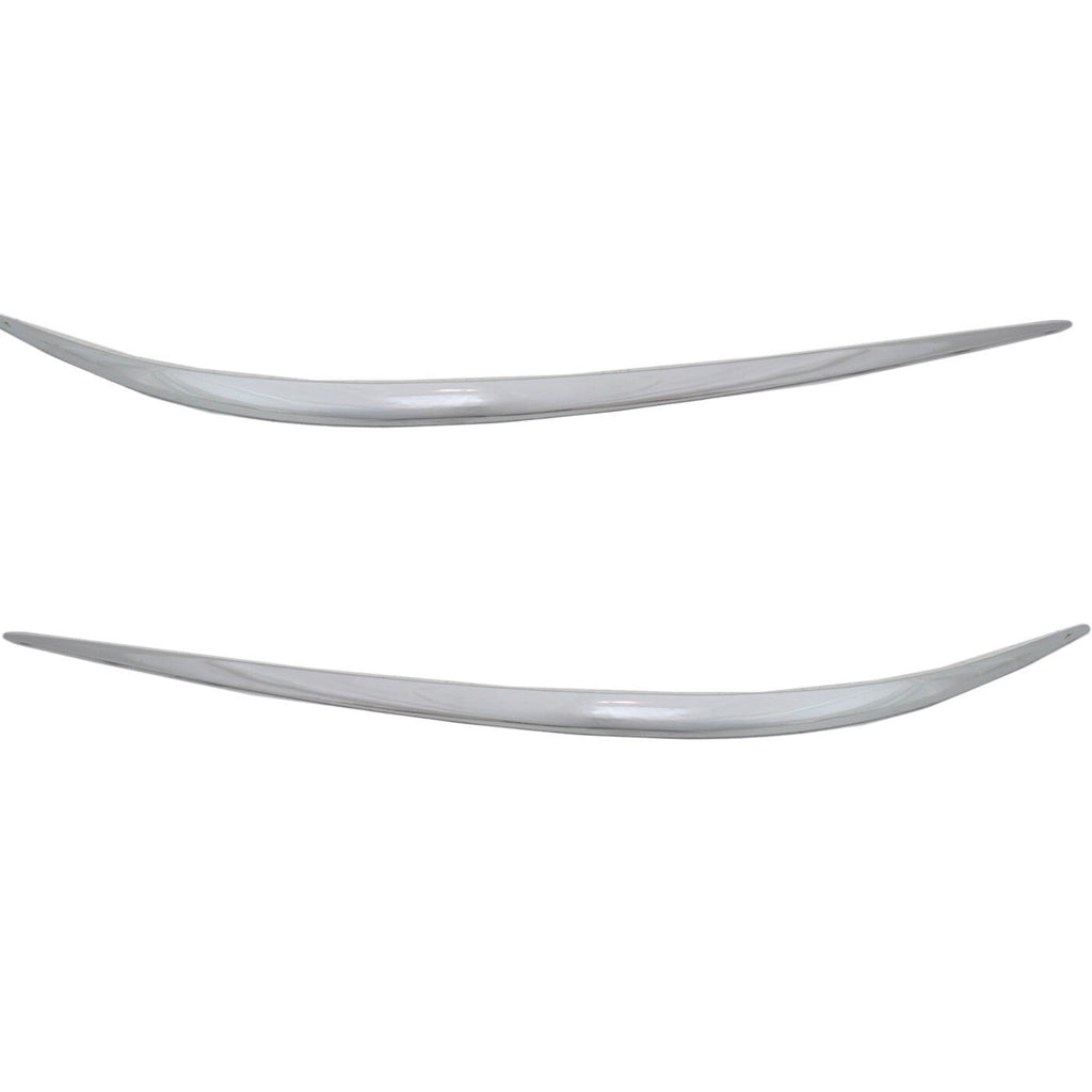 Bumper Trim Set For 2003-2006 Mercedes Benz E320 E500 E55 AMG E350 Chrome Front