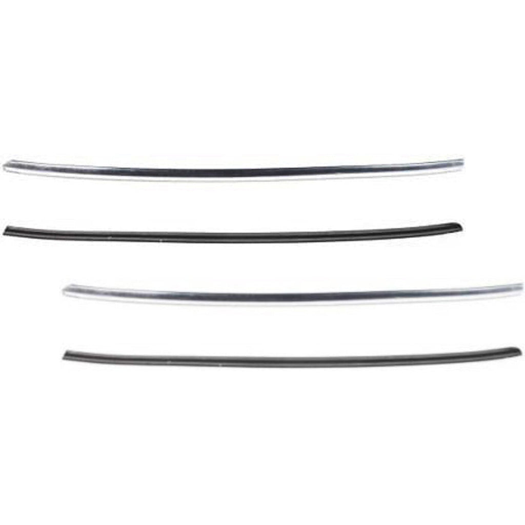 Front Bumper Trim Molding Set For 1998-2002 Mercury Grand Marquis Chrome