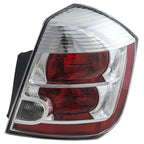 Halogen Tail Light For 2007-2009 Nissan Sentra 2.0L Eng. Right Clear & Red Lens