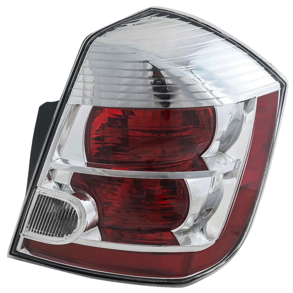 Halogen Tail Light For 2007-2009 Nissan Sentra 2.0L Eng. Right Clear & Red Lens