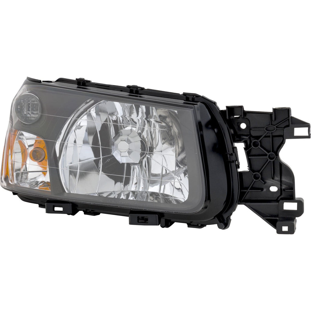 Headlight Assembly Set For 2005 Subaru Forester Left Right Composite With Bulb
