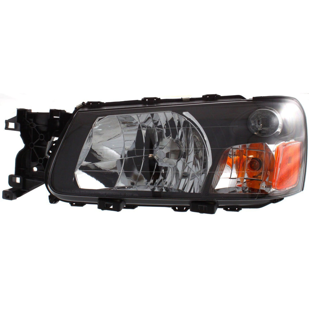 Headlight Assembly Set For 2005 Subaru Forester Left Right Composite With Bulb