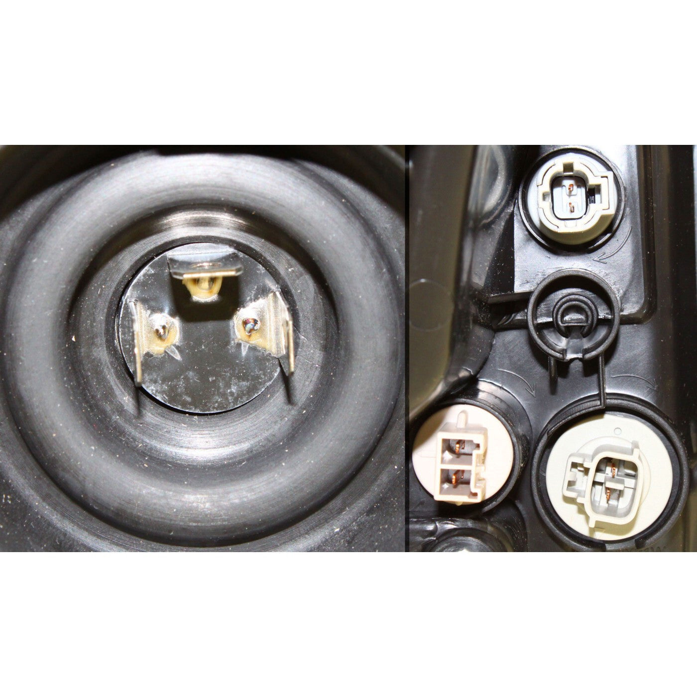 Headlight Assembly Set For 2005 Subaru Forester Left Right Composite With Bulb