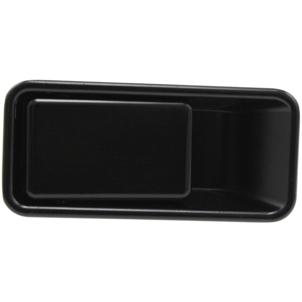 Front Exterior Door Handle Set For 1987-06 Jeep Wrangler Half Door Smooth Black