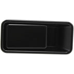 Front Exterior Door Handle Set For 1987-06 Jeep Wrangler Half Door Smooth Black