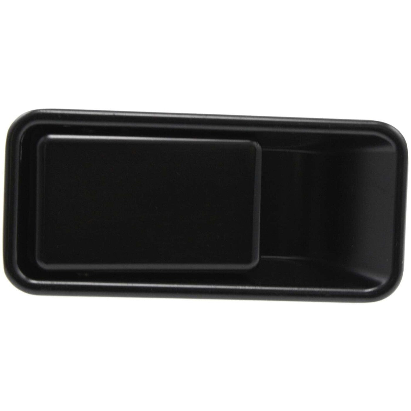 Front Exterior Door Handle Set For 1987-06 Jeep Wrangler Half Door Smooth Black