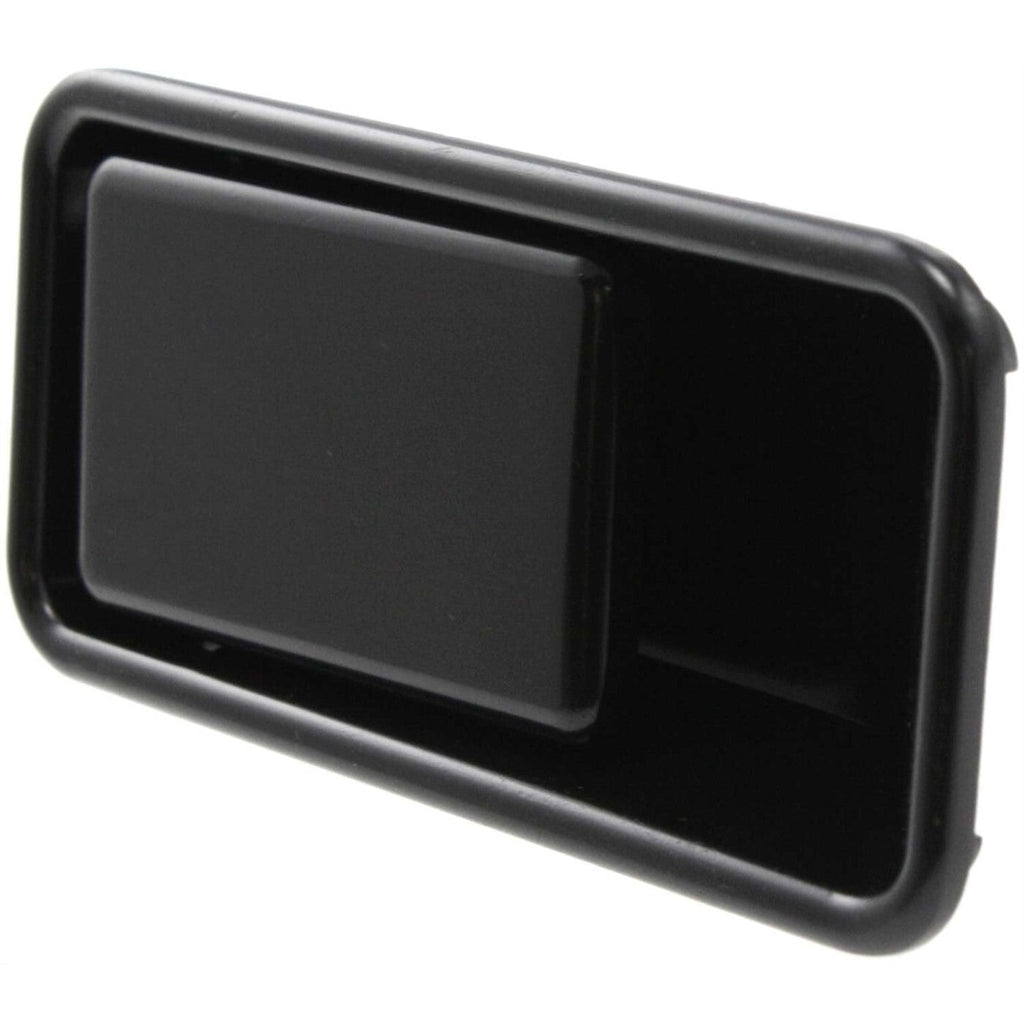 Front Exterior Door Handle Set For 1987-06 Jeep Wrangler Half Door Smooth Black