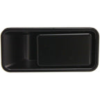 Front Exterior Door Handle Set For 1987-06 Jeep Wrangler Half Door Smooth Black
