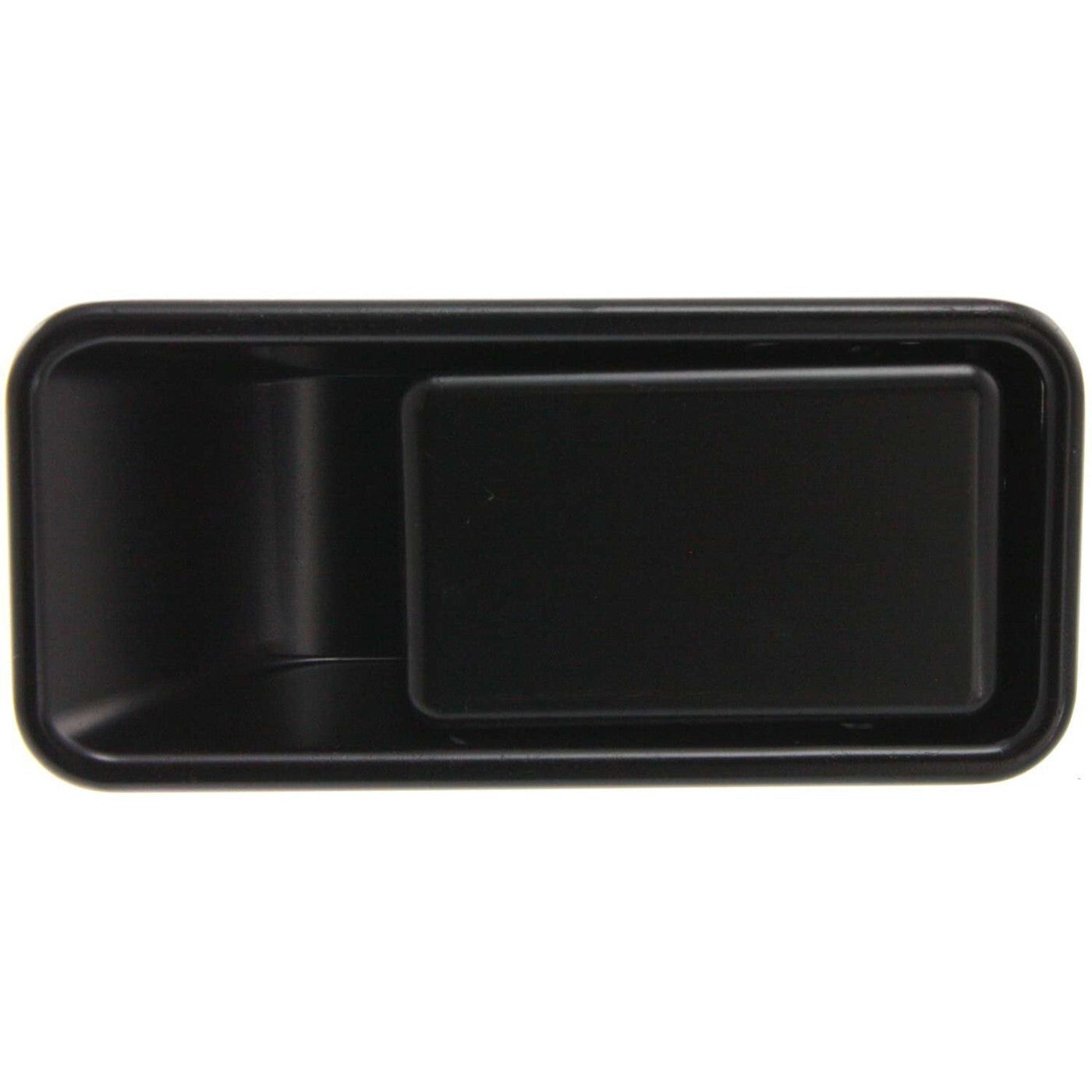 Front Exterior Door Handle Set For 1987-06 Jeep Wrangler Half Door Smooth Black