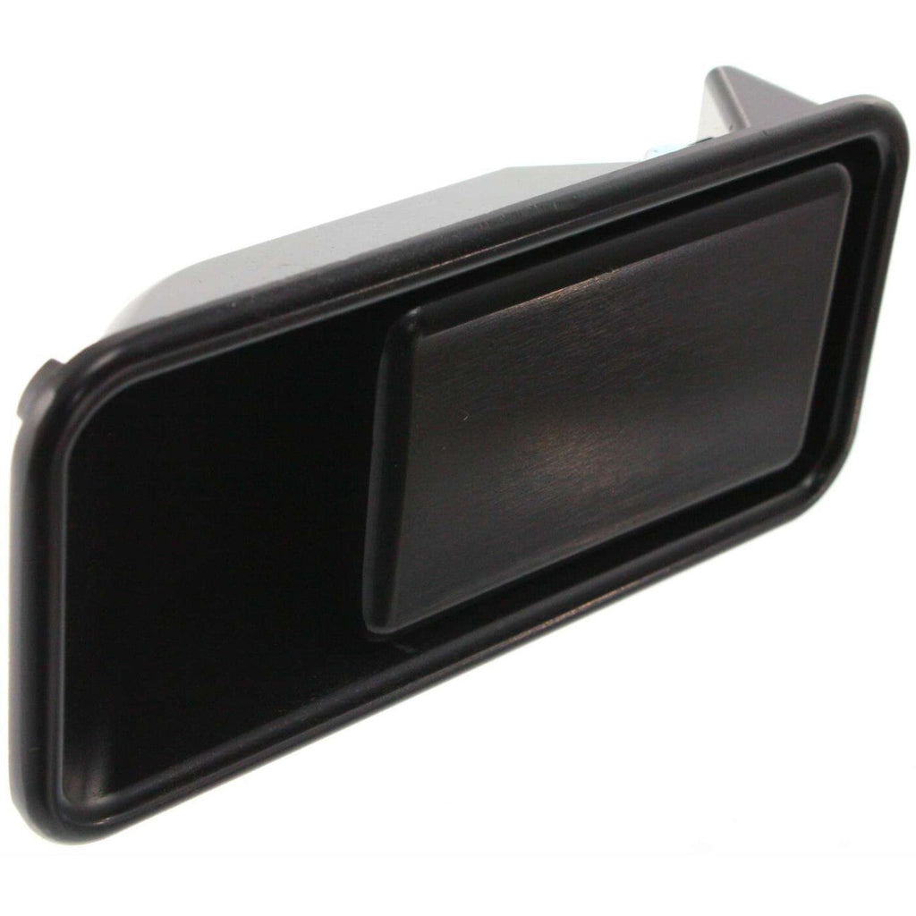 Front Exterior Door Handle Set For 1987-06 Jeep Wrangler Half Door Smooth Black