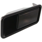 Front Exterior Door Handle Set For 1987-06 Jeep Wrangler Half Door Smooth Black