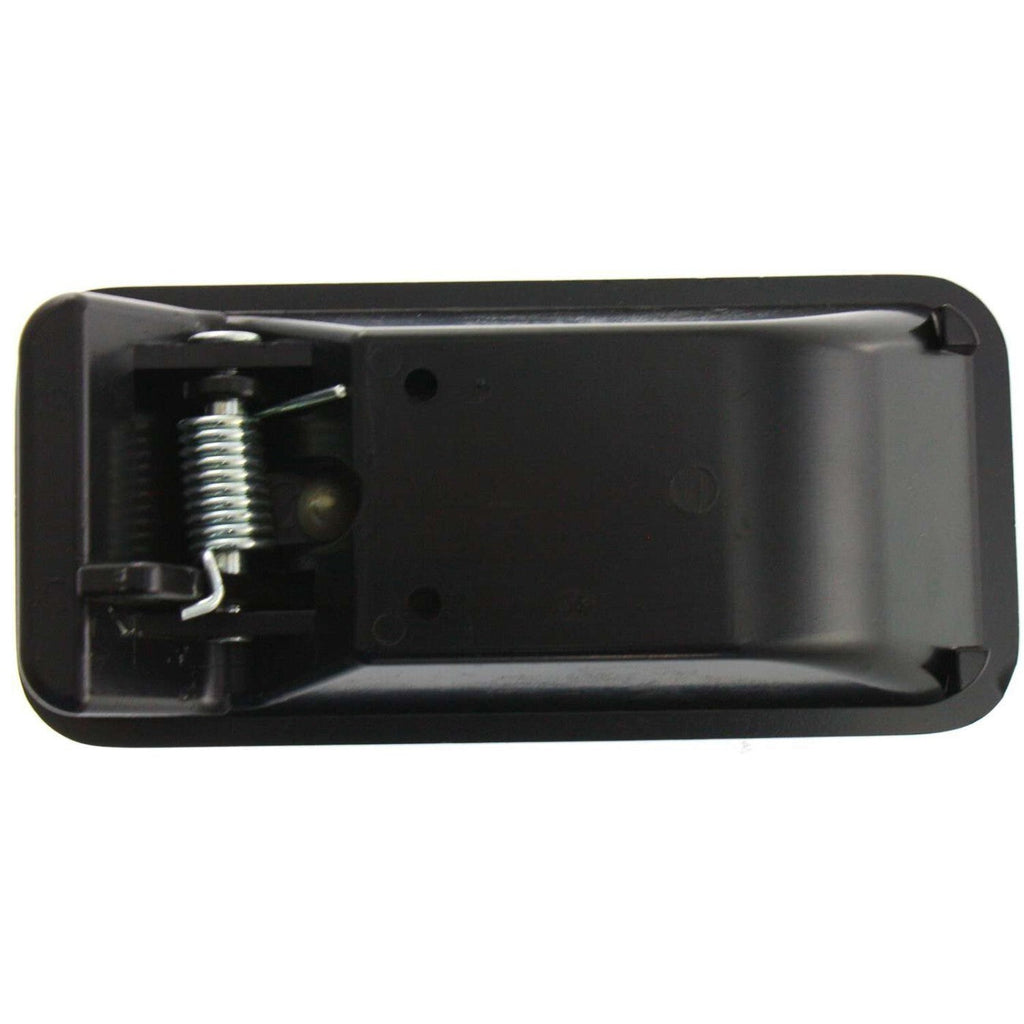 Front Exterior Door Handle Set For 1987-06 Jeep Wrangler Half Door Smooth Black