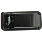 Front Exterior Door Handle Set For 1987-06 Jeep Wrangler Half Door Smooth Black