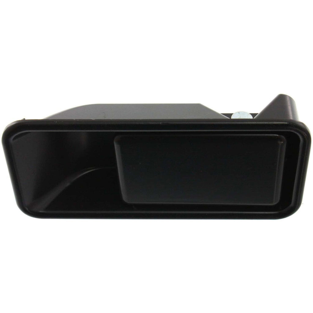 Front Exterior Door Handle Set For 1987-06 Jeep Wrangler Half Door Smooth Black