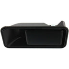 Front Exterior Door Handle Set For 1987-06 Jeep Wrangler Half Door Smooth Black