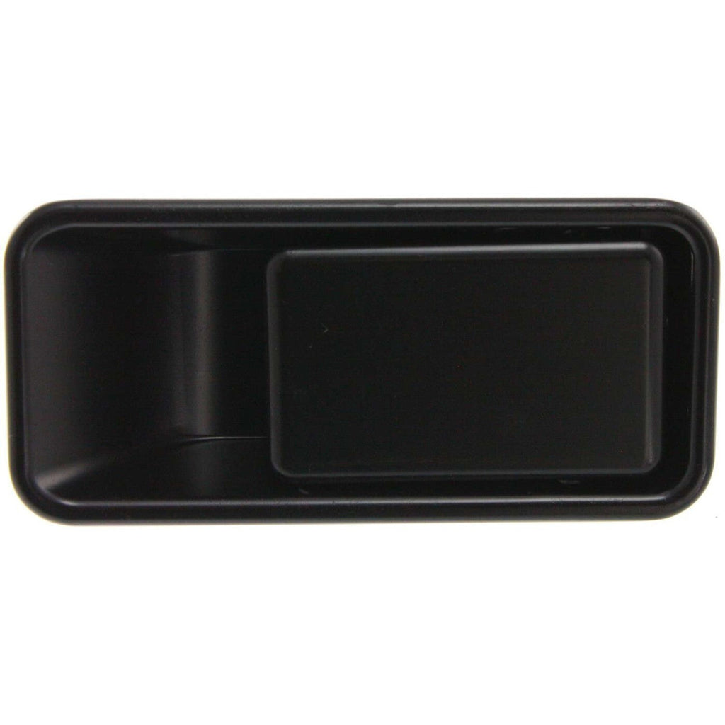 Front Exterior Door Handle Set For 1987-06 Jeep Wrangler Half Door Smooth Black