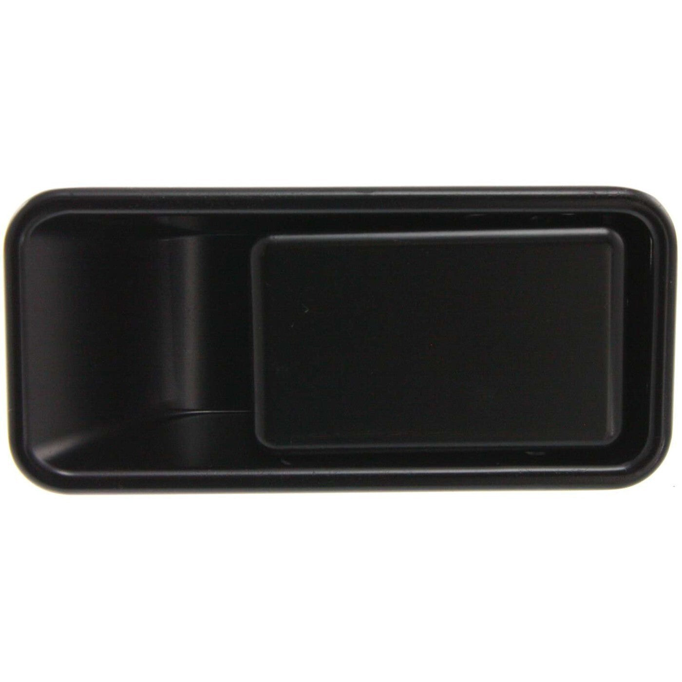 Front Exterior Door Handle Set For 1987-06 Jeep Wrangler Half Door Smooth Black