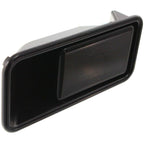 Front Exterior Door Handle Set For 1987-06 Jeep Wrangler Half Door Smooth Black