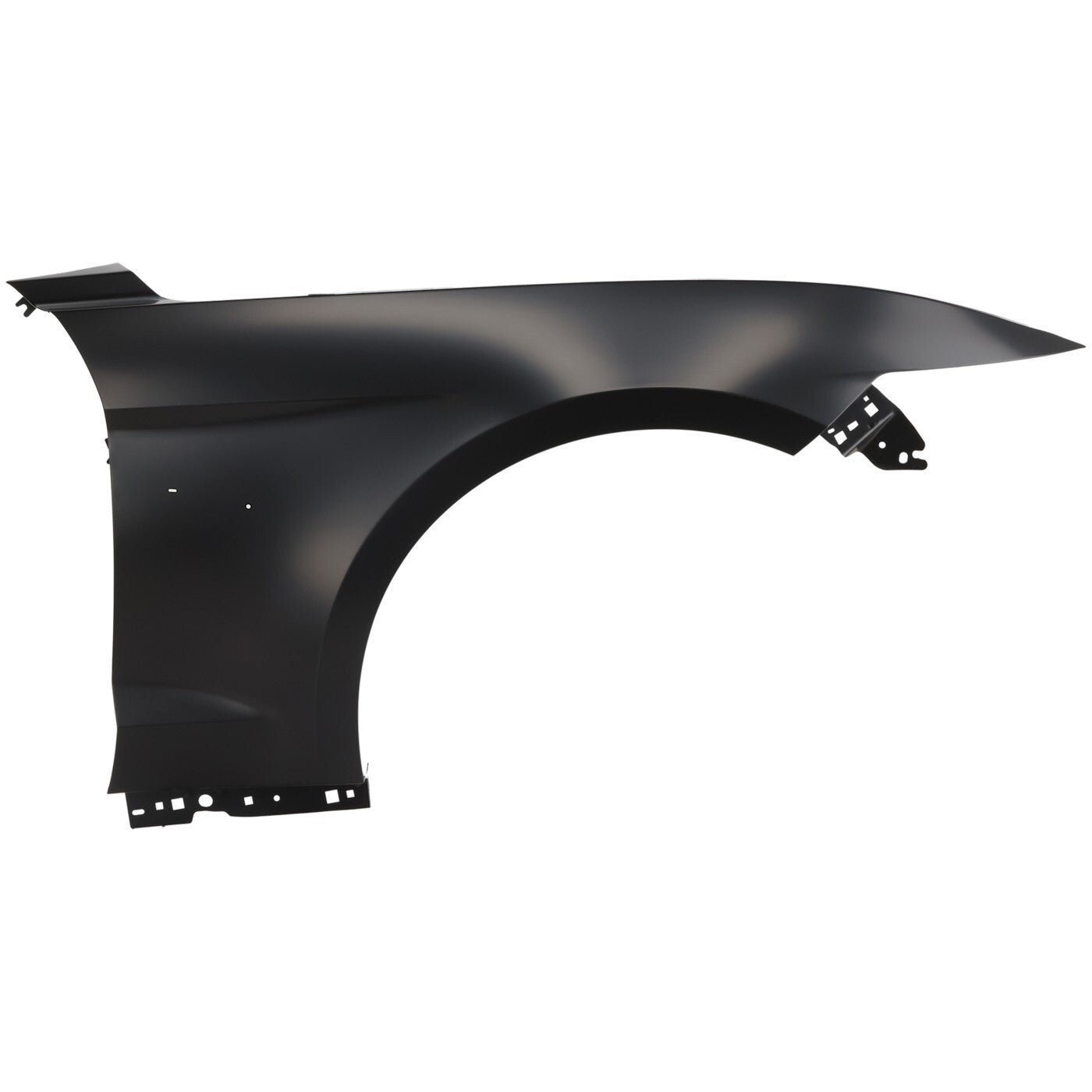 Fender For 2015-2017 Ford Mustang Front Passenger Primed Steel w/ Molding Holes