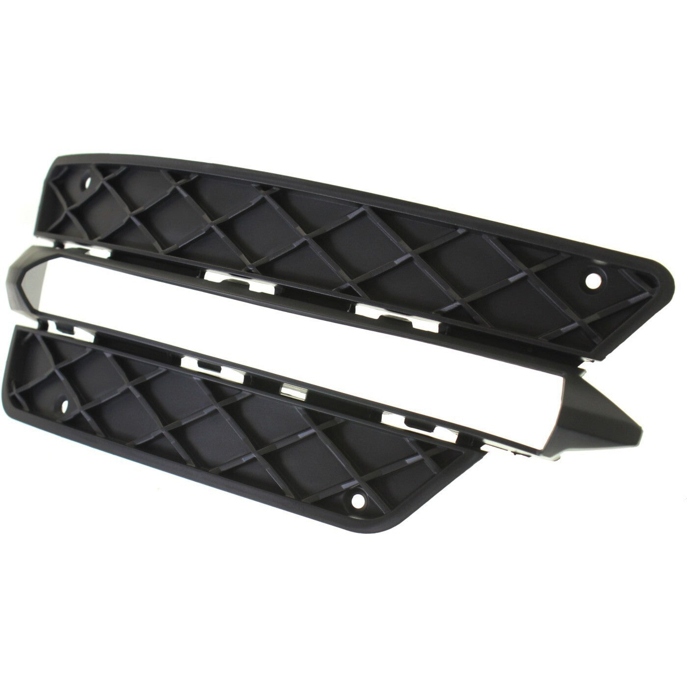 Bumper Grille For 2012-2014 Mercedes Benz C250 C300 Set of 2 LH & RH Plastic