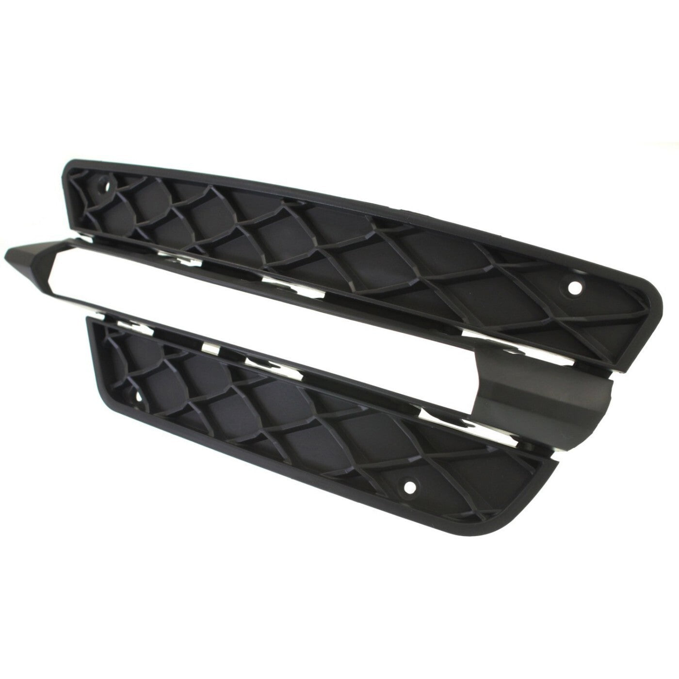 Bumper Grille For 2012-2014 Mercedes Benz C250 C300 Set of 2 LH & RH Plastic