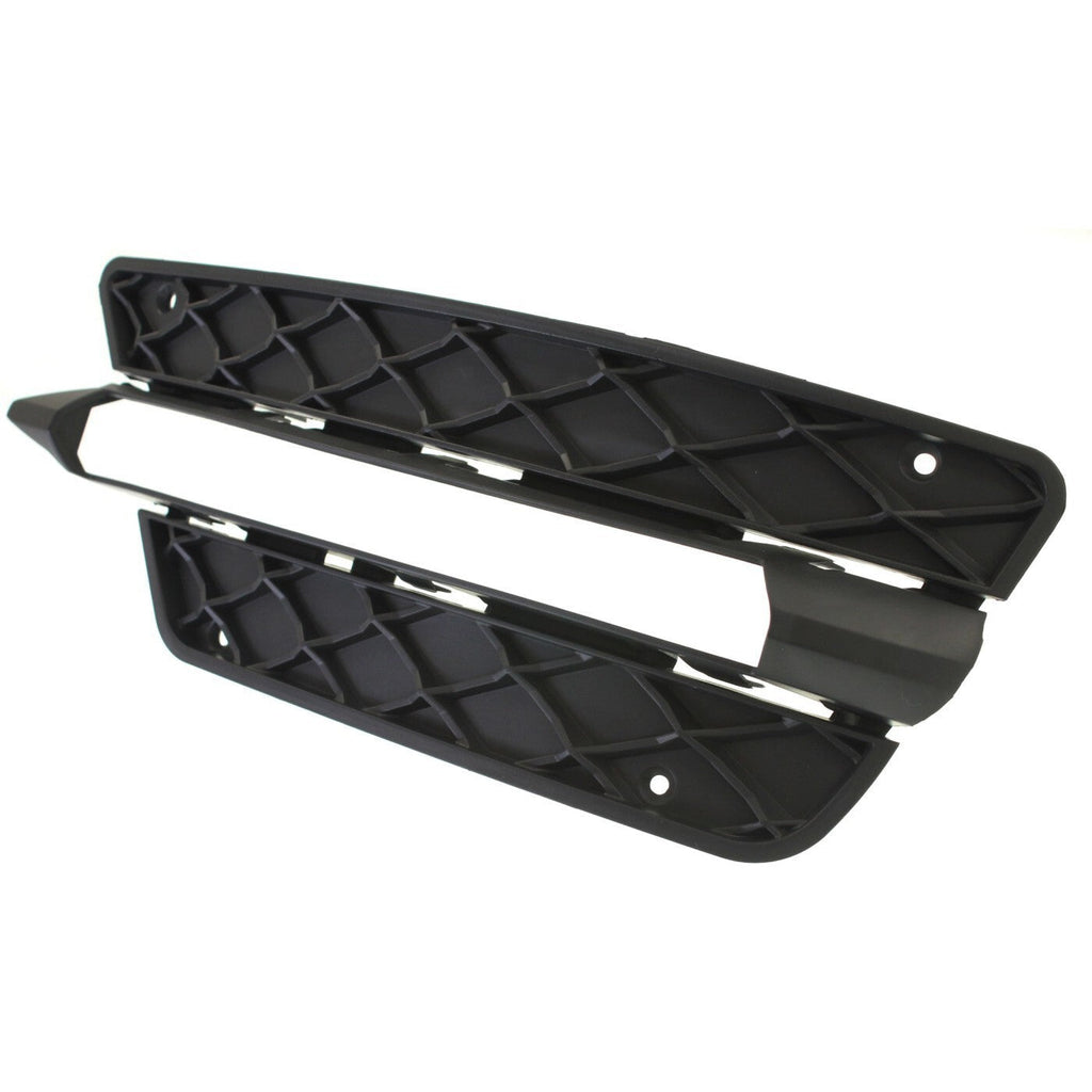 Bumper Grille For 2012-2014 Mercedes Benz C250 C300 Set of 2 LH & RH Plastic