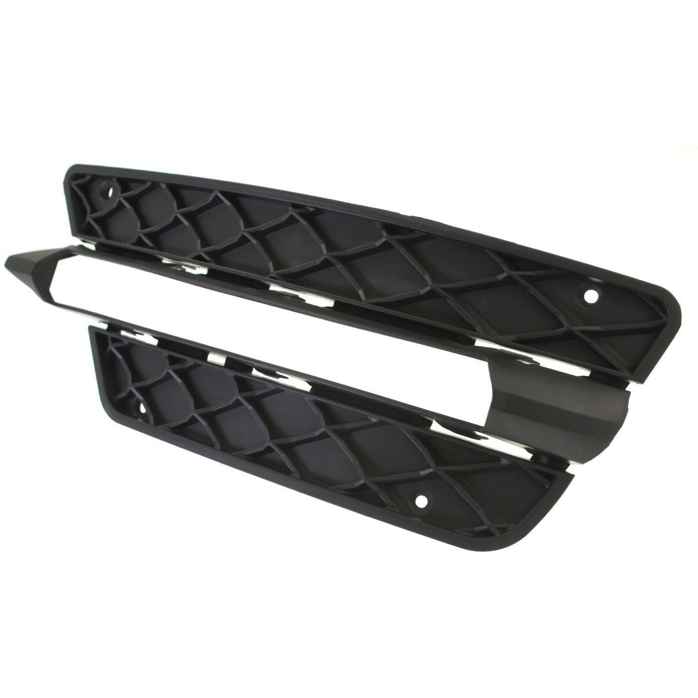 Bumper Grille For 2012-2014 Mercedes Benz C250 C300 Set of 2 LH & RH Plastic