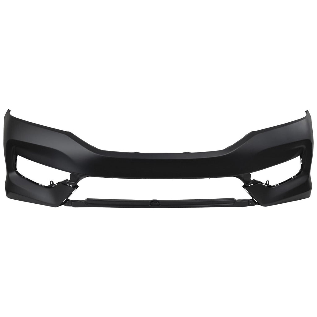 Front Bumper Cover Primed For 2016-2017 Honda Accord 4-Door Sedan CAPA