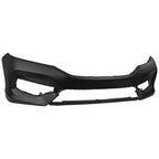 Front Bumper Cover Primed For 2016-2017 Honda Accord 4-Door Sedan CAPA