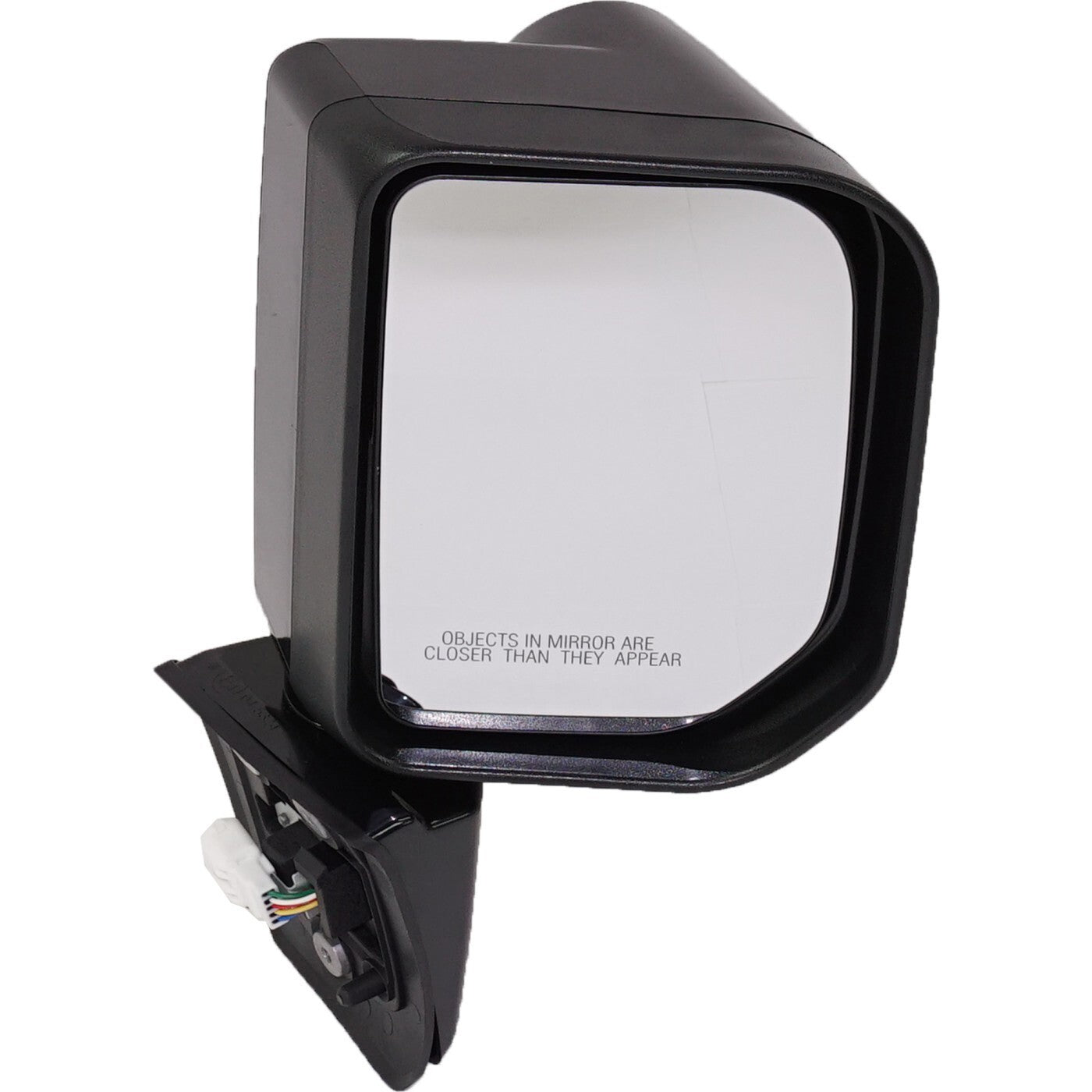 Fits Toyota FJ Cruiser 07-14 Set of Side View Power Mirrors Gloss Black w/ Lamps