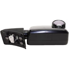 Fits Toyota FJ Cruiser 07-14 Set of Side View Power Mirrors Gloss Black w/ Lamps