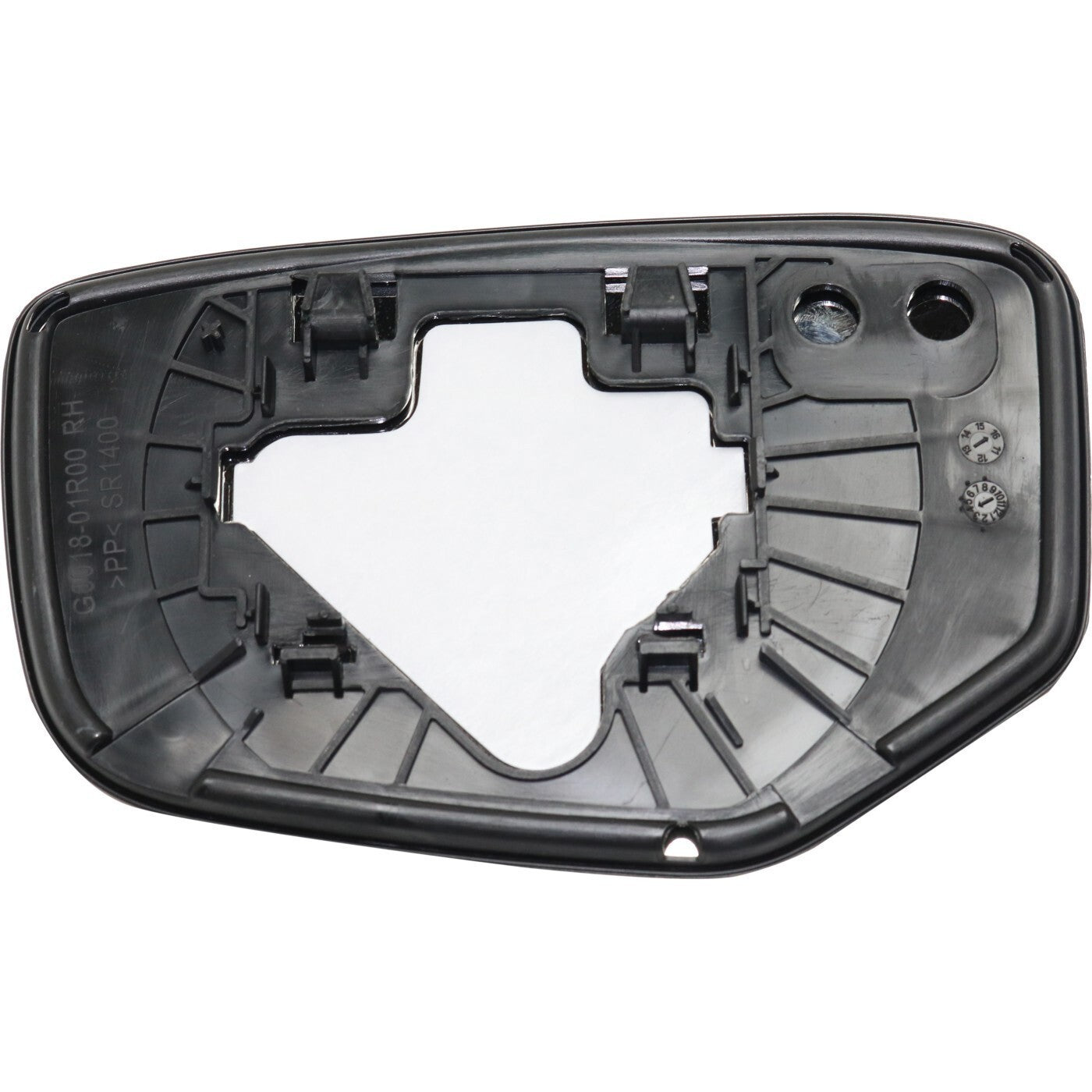 Mirror Glass For 2008-2012 Honda Accord Right Side with Backing Plate Convex