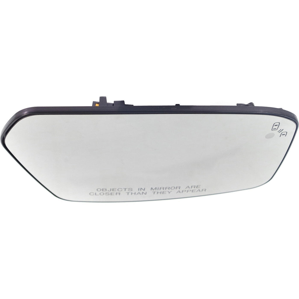 Mirror Glass For 2010-1012 Ford Fusion Heated Right With Blind Spot Detection