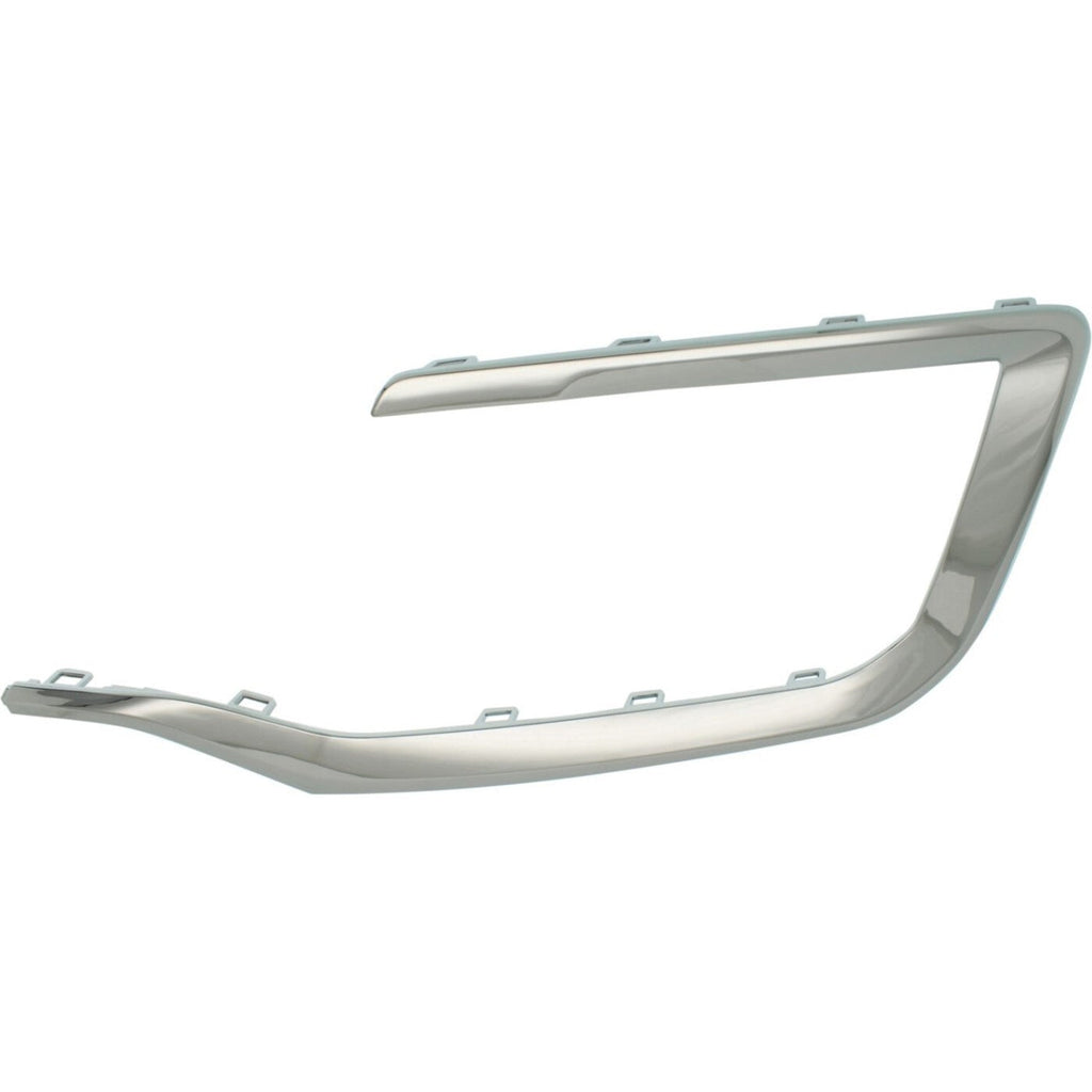 Bumper Trim Set For 2016-2017 GMC Terrain Front Chrome Molding Pair