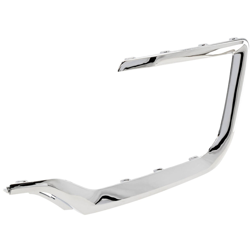 Bumper Trim Set For 2016-2017 GMC Terrain Front Chrome Molding Pair