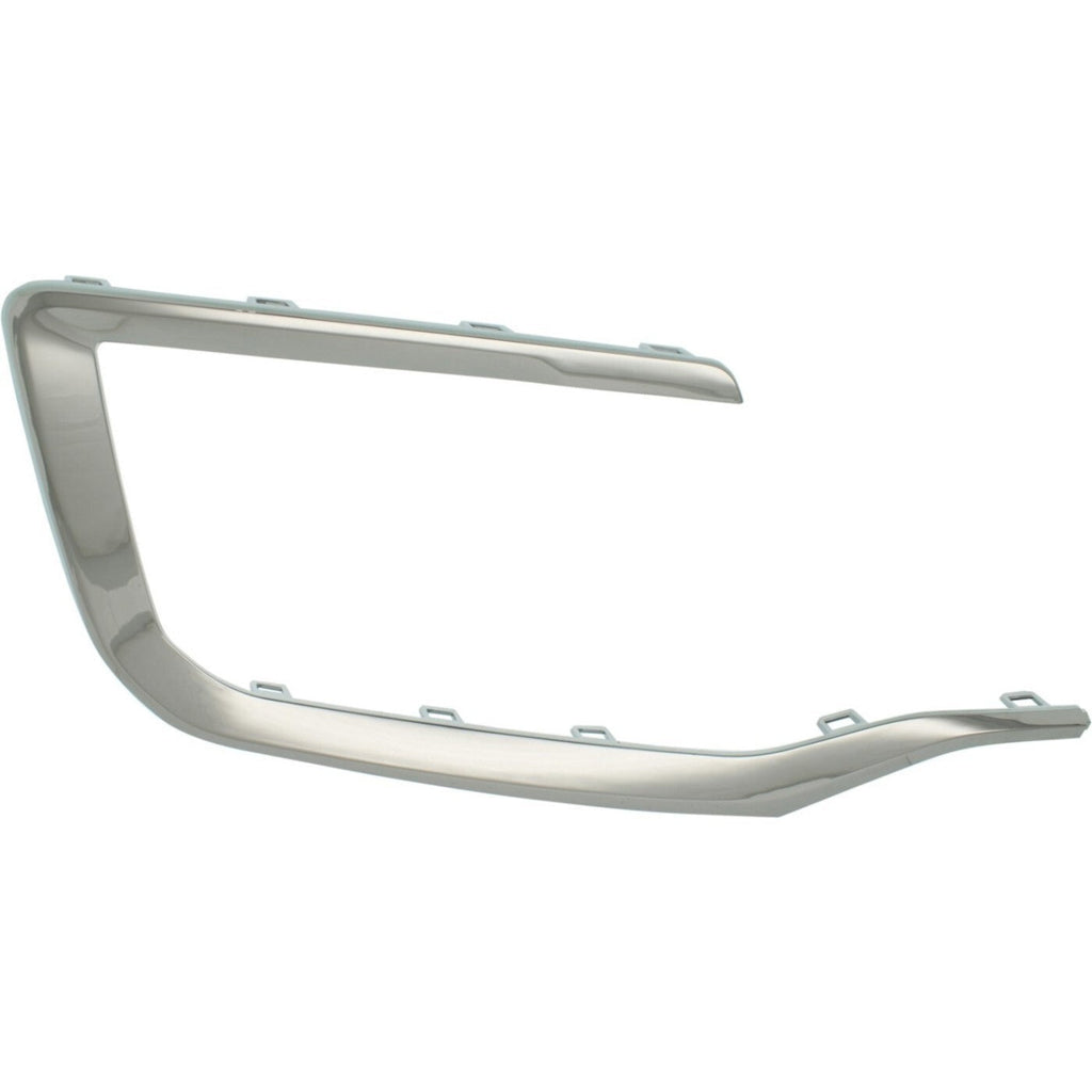 Bumper Trim Set For 2016-2017 GMC Terrain Front Chrome Molding Pair