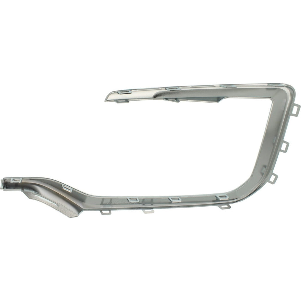 Bumper Trim Set For 2016-2017 GMC Terrain Front Chrome Molding Pair