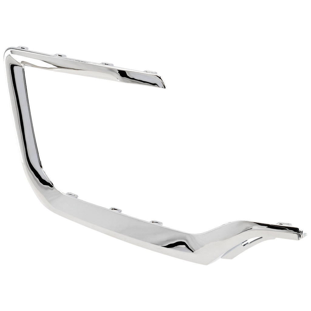 Bumper Trim Set For 2016-2017 GMC Terrain Front Chrome Molding Pair