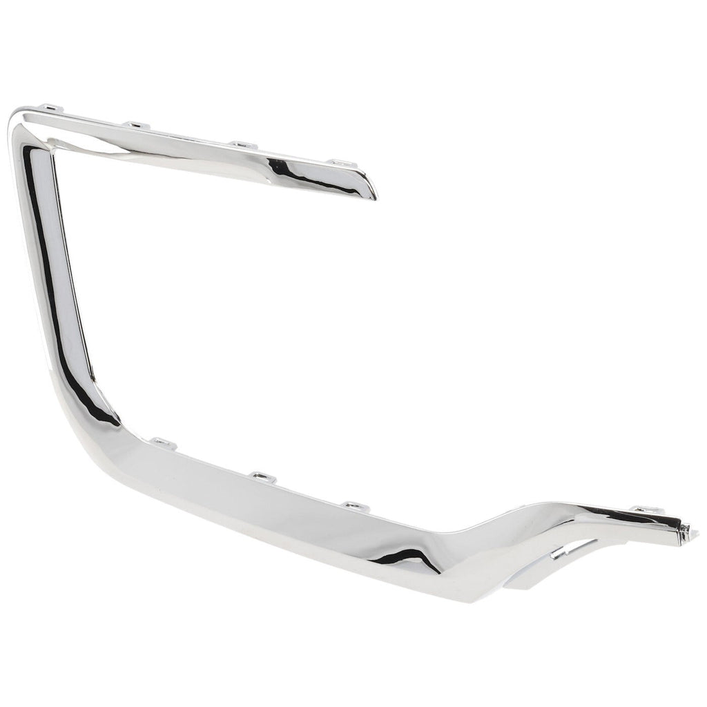Bumper Trim Set For 2016-2017 GMC Terrain Front Chrome Molding Pair