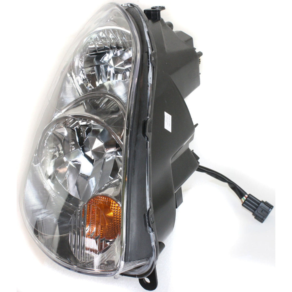 Left and Right Headlights For Infiniti G35 2003-2004 Halogen with Bulb(s) Sedan