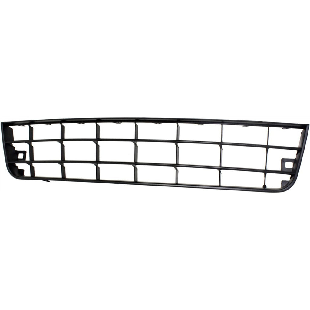 Bumper Grille For 2006-2009 Volkswagen Rabbit Center Textured Black Plastic
